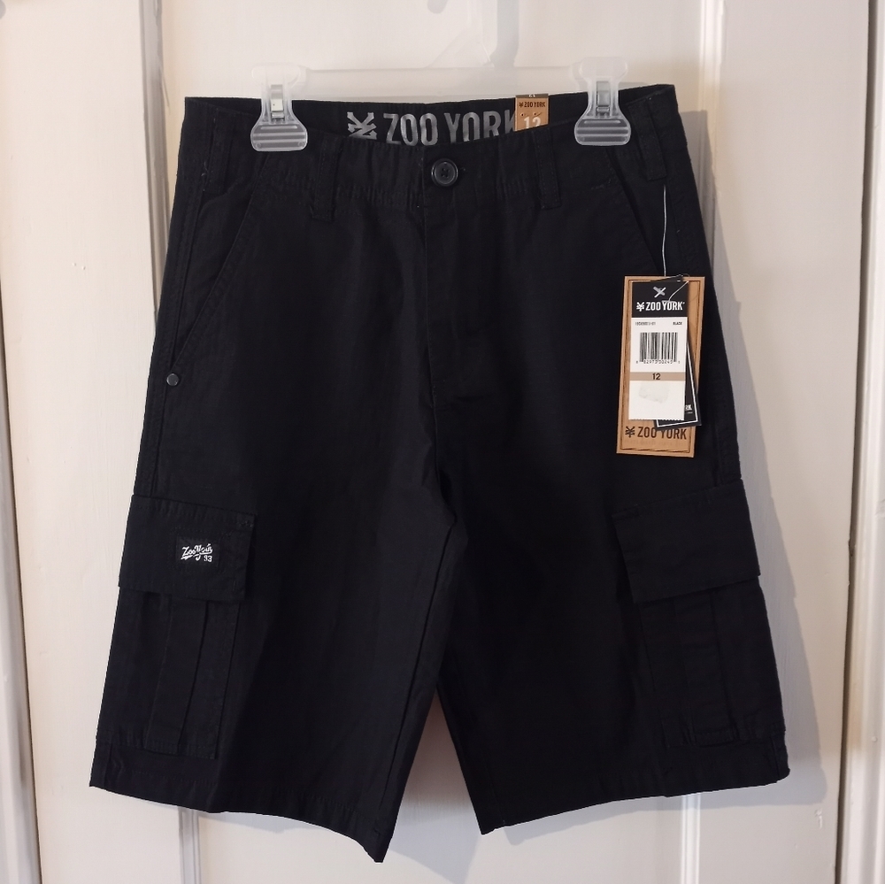 Zoo York Cargo Stretch Shorts Boy's Size 12 NWT